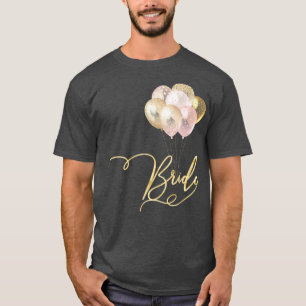 Womens Women's hen party team bride balloons  T-Shirt