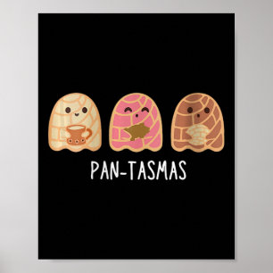 Womens Womens Pantasmas Ghost Funny Spooky Conchas Poster