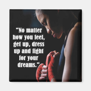 Women's Workout Motivational Magnet