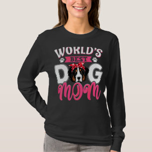 Womens World's Best Bernese Mountain Dog Mom T-Shirt
