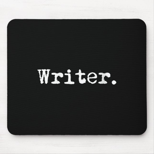 Womens Writer Funny Writing Book Au Novelist Gift  Mouse Pad (Front)