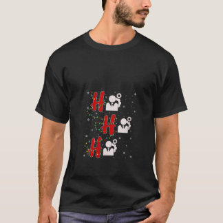 Womens Xmas Lights HO HO HO Administrator Funny Ug T-Shirt