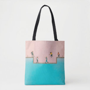 Women's yellow shirt tote bag
