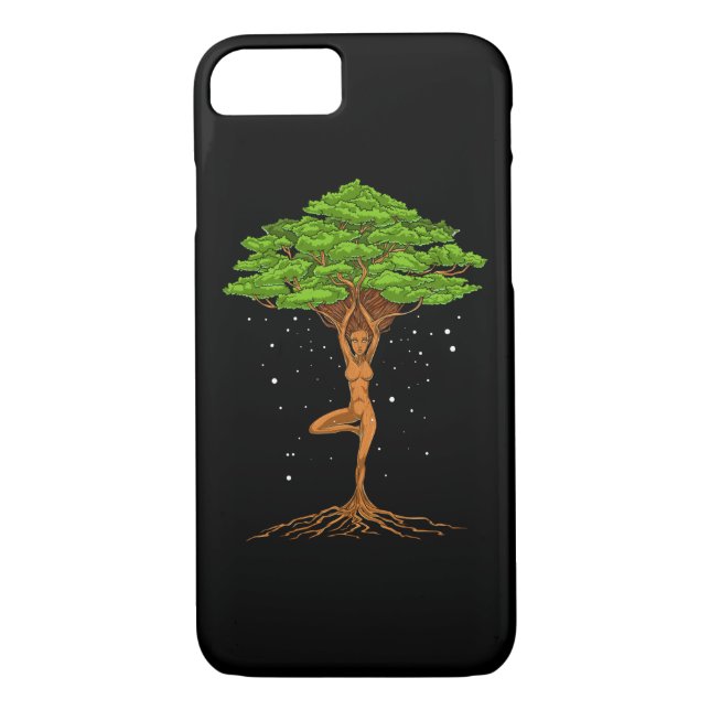 Womens Yoga Tree Of Life Case-Mate iPhone Case (Back)