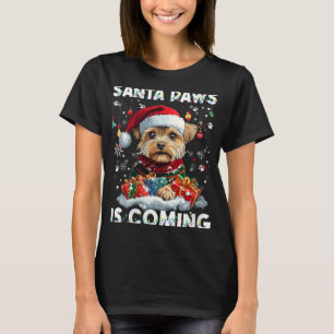 Womens Yorkshire Terrier Christmas Tree Decoration T-Shirt