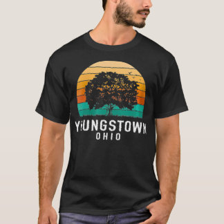 Womens Youngstown Vintage Sunset Ohio Souvenir VNe T-Shirt