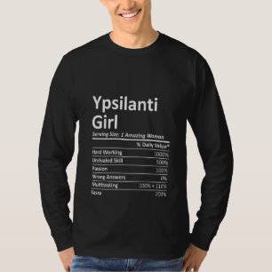 Womens YPSILANTI GIRL MI MICHIGAN Funny City Home  T-Shirt