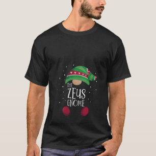 Womens Zeus Gnome Family Matching Christmas Pajama T-Shirt