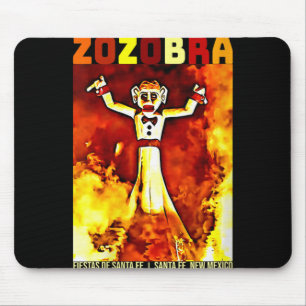 Womens Zozobra Fiestas De Sante Fe New Mexico Old Mouse Pad