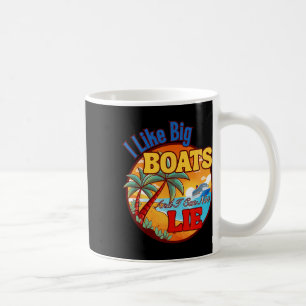 Women'smen's T Shirt Funny Cruise Ship I Like Big  Coffee Mug