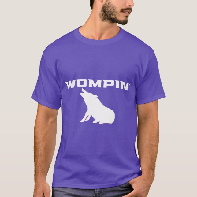 WOMPIN white Oversized T-Shirt (Front)