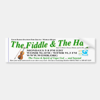 WOMR's Celtic/World Radio Program Bumper Sticker