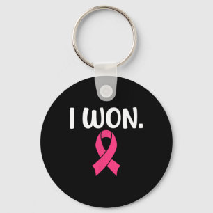 Won Breast Cancer Breast Cancer Awareness Support  Keychain