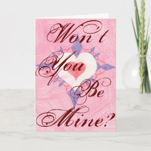 Won’t You Be Mine? Heart Holiday Card