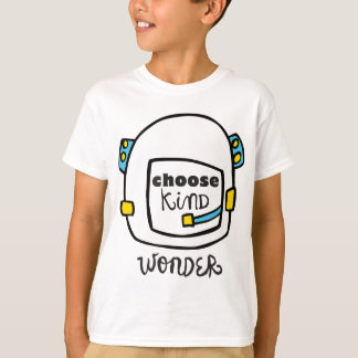 Wonder Choose Kind - Auggie Choose Kind Space Helm T-Shirt