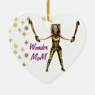 Wonder Fairy Princess, Swords - Insert YOUR Photo- Ceramic Ornament