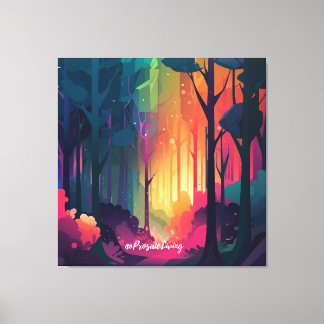Wonder forest 2 canvas print