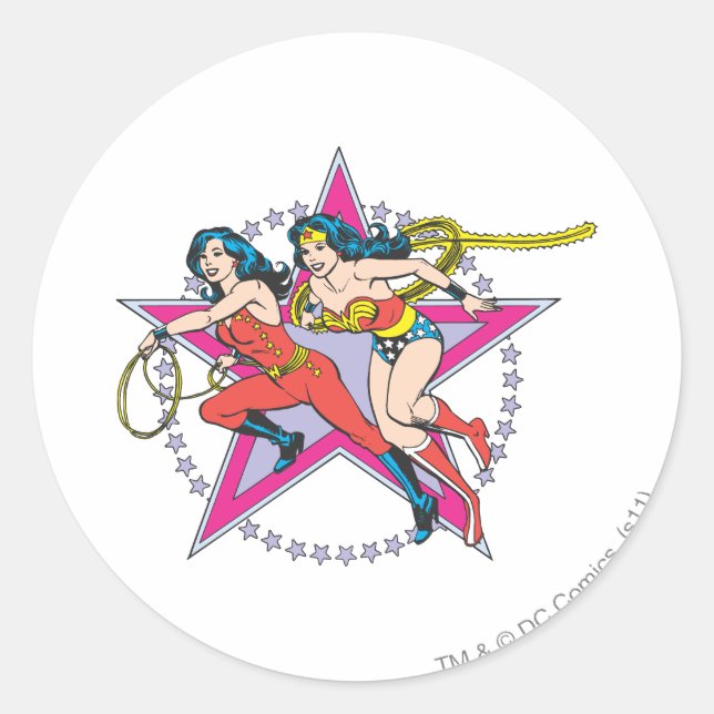 Wonder Girls Classic Round Sticker (Front)