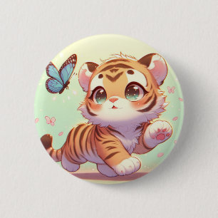 Wonder in a Kitten's Eyes 2 Inch Round Button