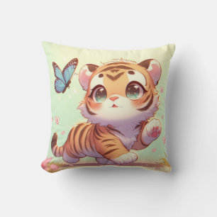Wonder in a Kitten's Eyes Throw Pillow