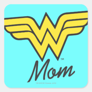 Wonder Mom Classic Square Sticker