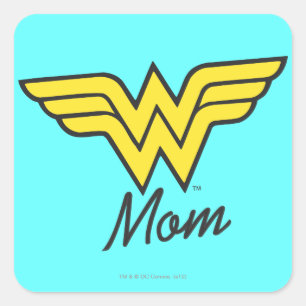 Wonder Mom Classic Square Sticker