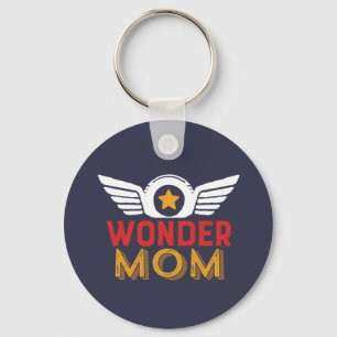 Wonder Mom Mother's Day Gift Favourite Superhero Keychain
