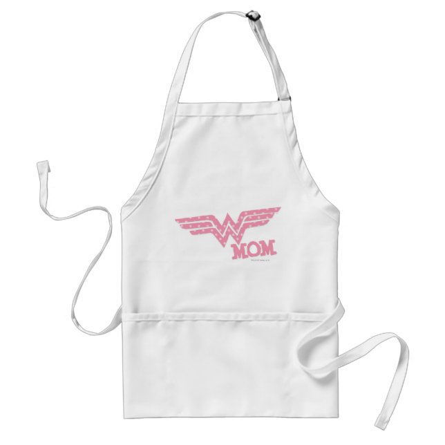 Wonder Mom Pink Standard Apron (Front)