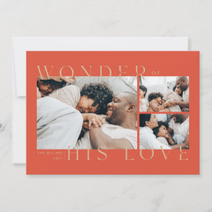 Wonder of His Love Christmas Card