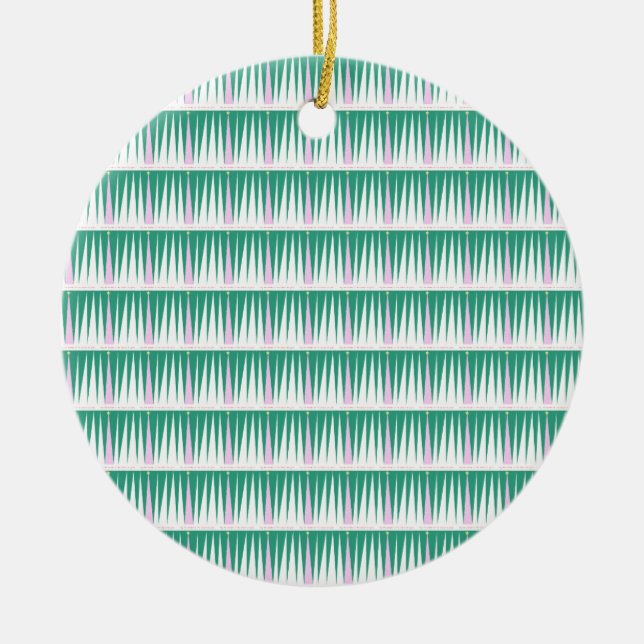 Wonder of the Season Christmas Tree Ceramic Ornament (Front)