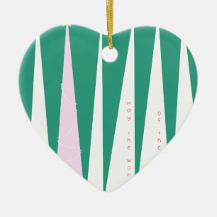 Wonder of the Season Christmas Tree Ceramic Ornament