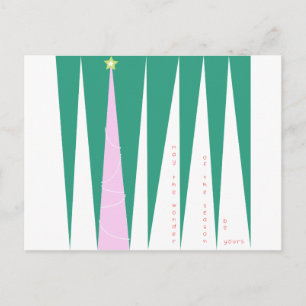 Wonder of the Season Christmas Tree Holiday Postcard