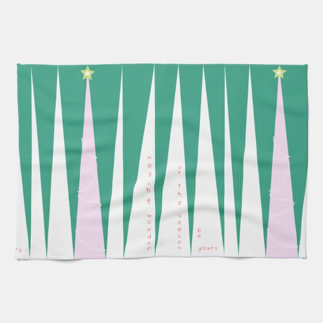 Wonder of the Season Christmas Tree Kitchen Towel (Horizontal)