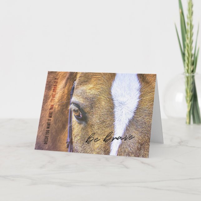 WONDER PONY Carte de voeux (Devant)