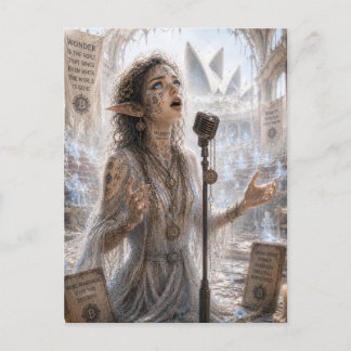 Wonder / Singer / Australian Opera Stage Postcard
