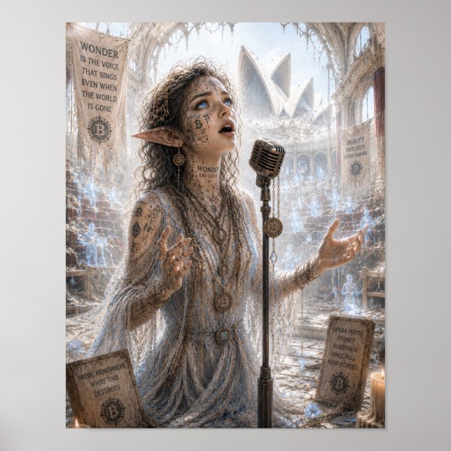 Wonder / Singer / Australian Opera Stage Poster (Front)
