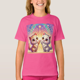 Wonder Twins – Magical Cat Duo T-Shirt