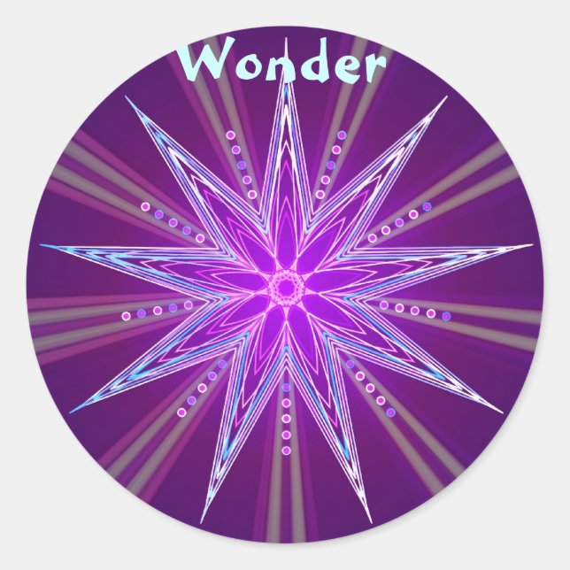 Wonder (Virtue sticker) Classic Round Sticker (Front)