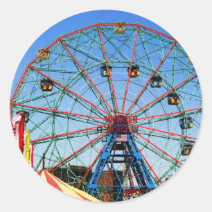 Wonder Wheel - Coney Island, NYC sticker