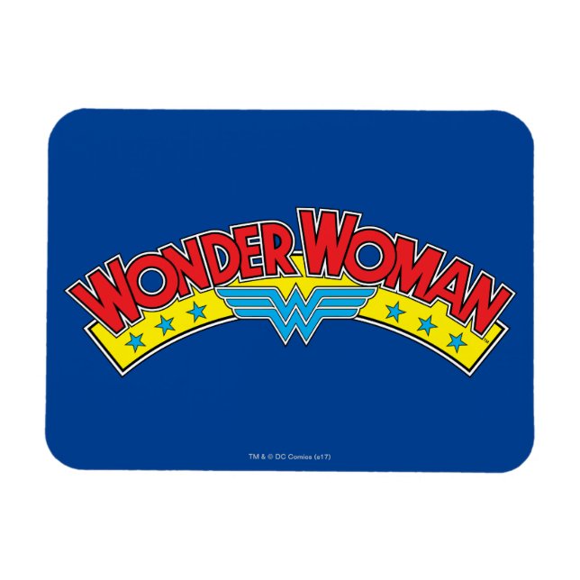 Wonder Woman 1987 Comic Book Logo Magnet (Horizontal)