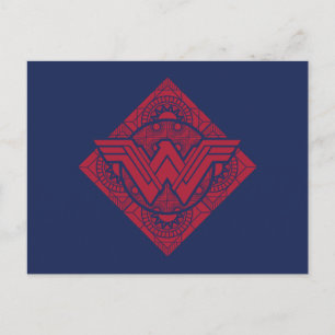Wonder Woman Amazonian Symbol Postcard