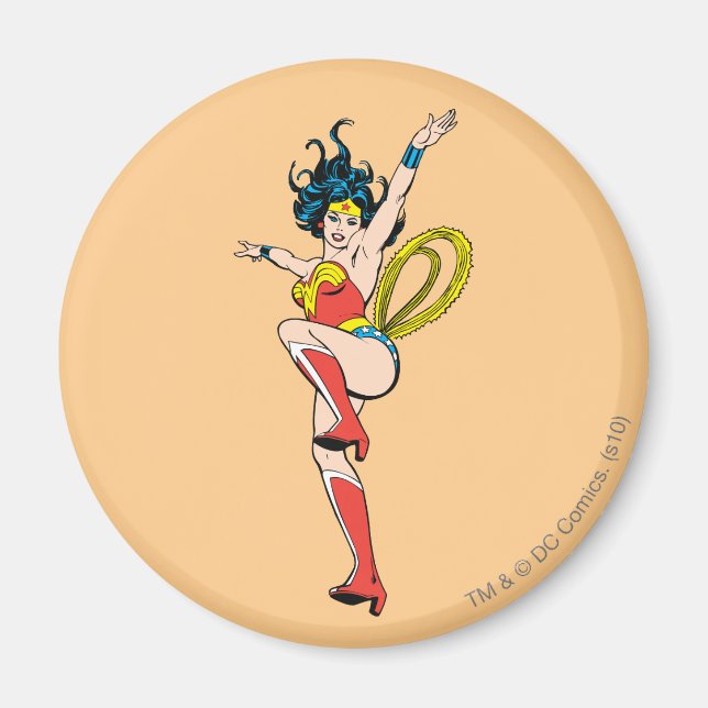 Wonder Woman Arms Raised Magnet (Front)