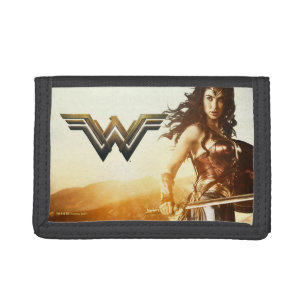 Wonder Woman At Sunset Tri-fold Wallet