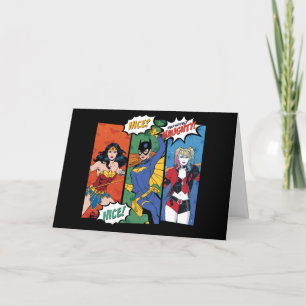 Wonder Woman, Batgirl, & Harley Quinn Holiday Card