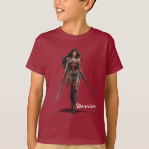 Wonder Woman Battle-Ready Comic Art T-Shirt
