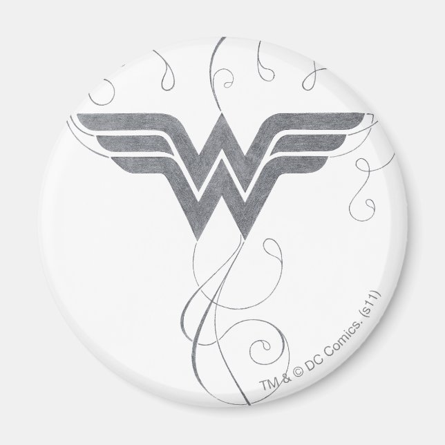 Wonder Woman | Beauty Bliss Logo Magnet (Front)