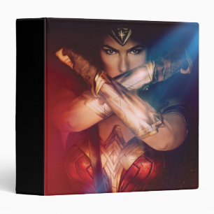 Wonder Woman Blocking With Bracelets Binder