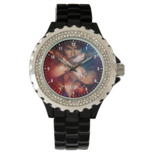 Wonder Woman Blocking With Bracelets Watch