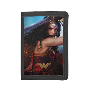 Wonder Woman Blocking With Sword Tri-fold Wallet