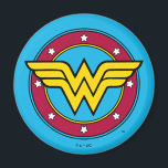 Wonder Woman | Circle & Stars Logo Magnet<br><div class="desc">Wonder Woman Logos</div>